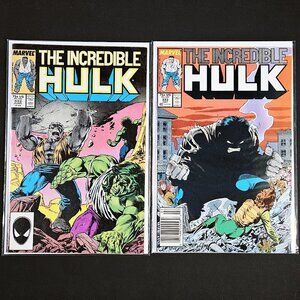 The Incredible Hulk 332 & 333 🔑 issue (1987)